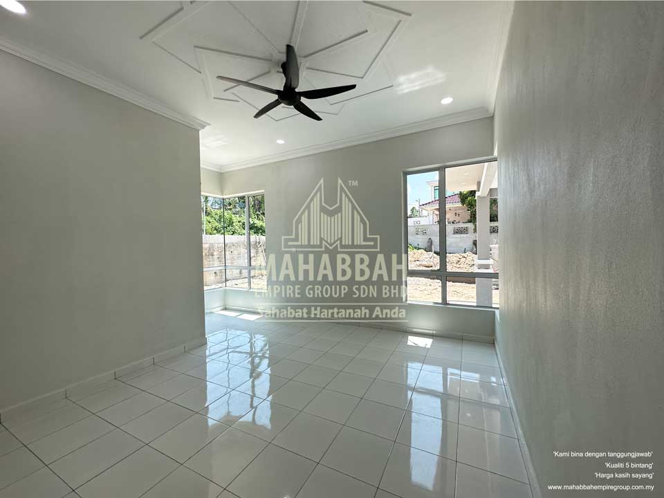 Bilik Utama: Potfolio BRATS di Guchil Kuala Krai - Bina Rumah Atas Tanah Sendiri (BRATS) Villa Danish II (Type C) MEGSB