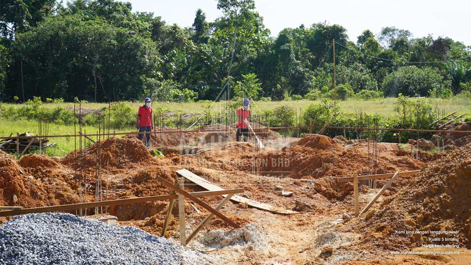 Kronologi pembinaan Banglo Mampu Milik MEGSB Villa Danniell (Type B) di Tebing Tinggi Tanah Merah