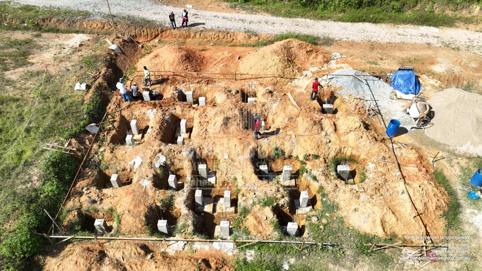 Kronologi pembinaan Banglo Mampu Milik MEGSB Villa Danniell (Type B) di Tebing Tinggi Tanah Merah