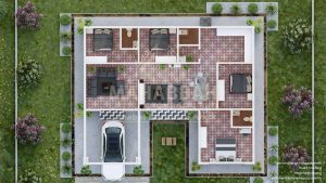 02 3D Floor Plan D09 Villa Azzalea