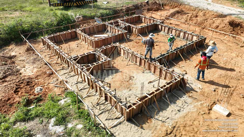 Kronologi pembinaan Banglo Mampu Milik MEGSB Villa Danniell (Type B) di Tebing Tinggi Tanah Merah