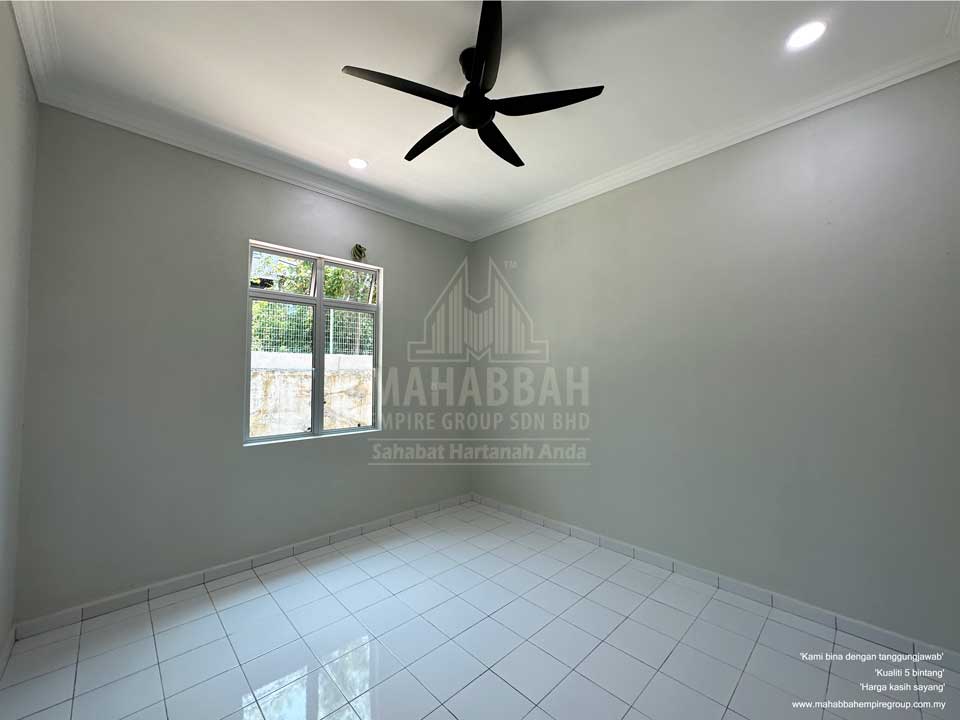 Bilik Keedua: Potfolio BRATS di Guchil Kuala Krai - Bina Rumah Atas Tanah Sendiri (BRATS) Villa Danish II (Type C) MEGSB