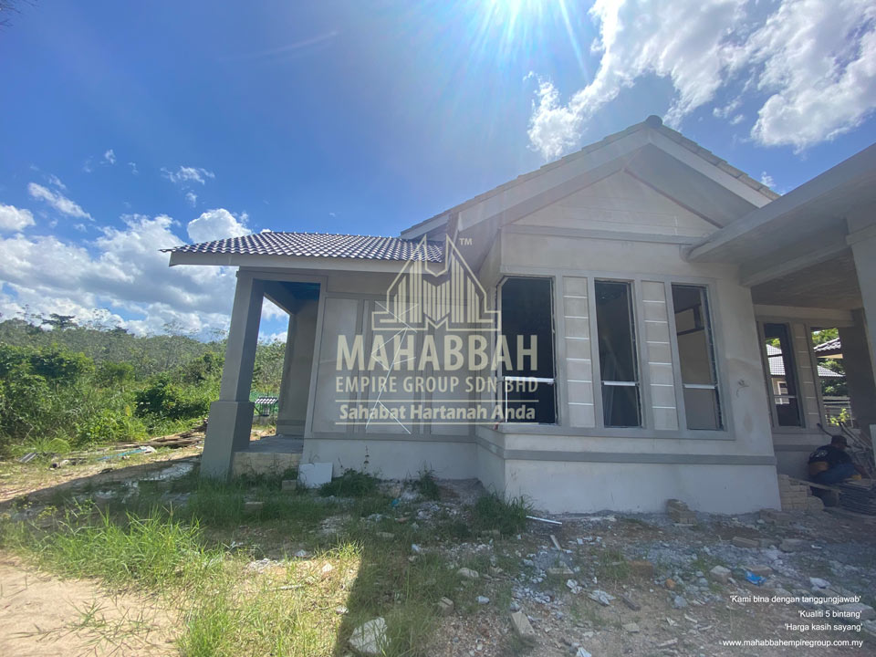 Progress Banglo Mahabbah Property Villa Sophia (Type A) di Kelewek, Tanah Merah Kelantan