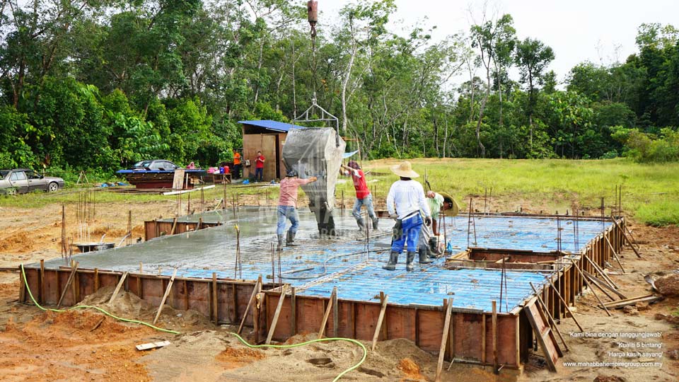 Kronologi pembinaan Banglo Mampu Milik MEGSB Villa Danniell (Type B) di Tebing Tinggi Tanah Merah