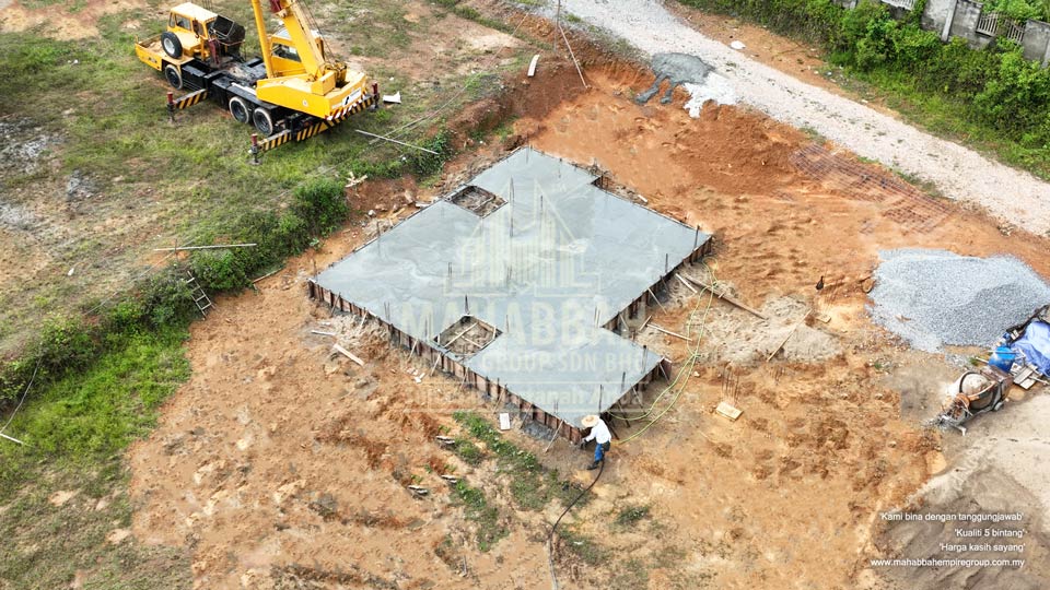 Kronologi pembinaan Banglo Mampu Milik MEGSB Villa Danniell (Type B) di Tebing Tinggi Tanah Merah