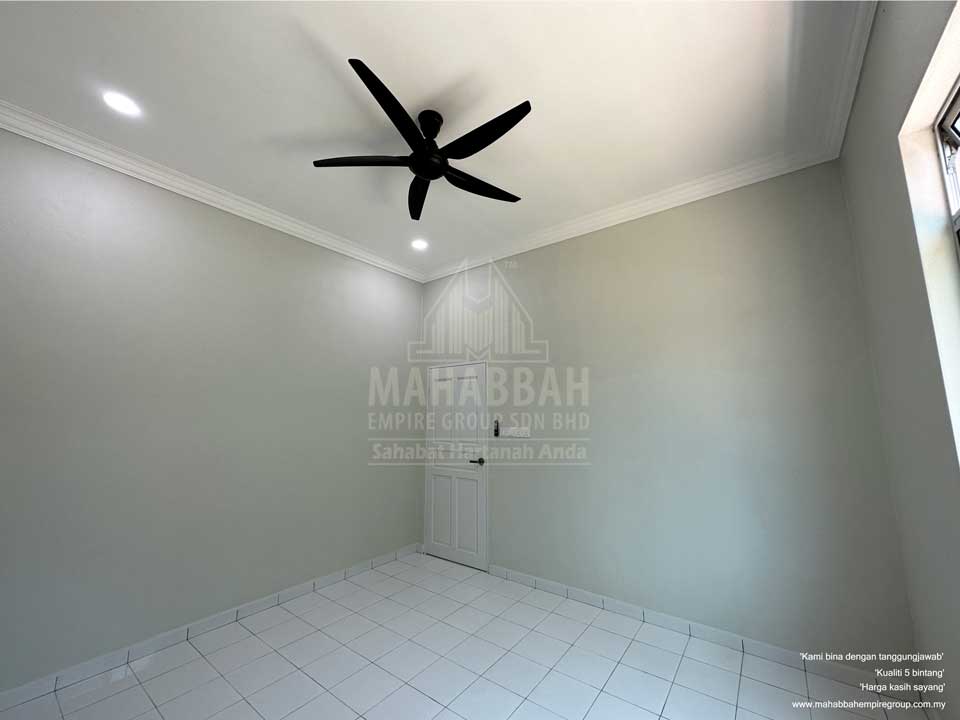 Bilik Keedua: Potfolio BRATS di Guchil Kuala Krai - Bina Rumah Atas Tanah Sendiri (BRATS) Villa Danish II (Type C) MEGSB