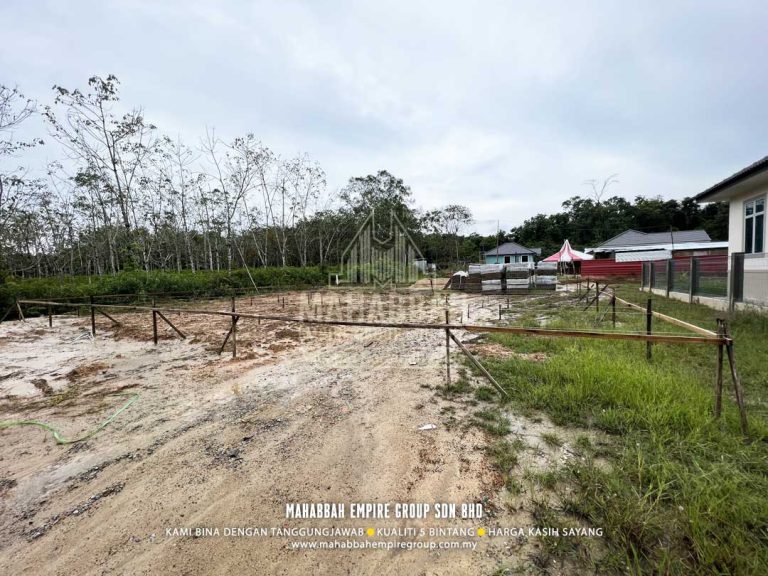 Kronologi Pembinaan MDH03-E03 Villa Nuha (Type C) di Mukim Maka, Kelewek Tanah Merah Kelantan