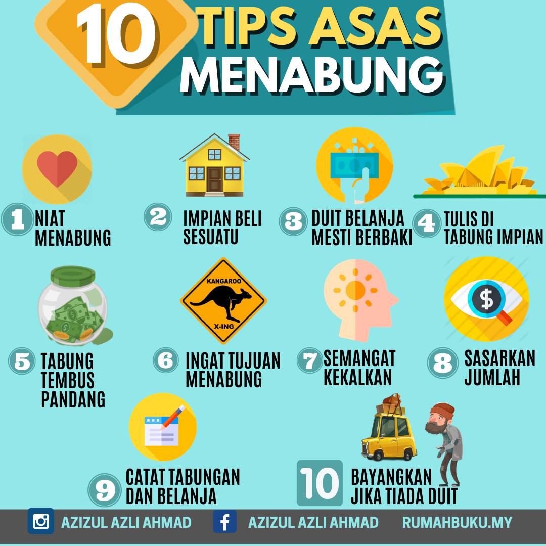 10 Tips Asas Menabung