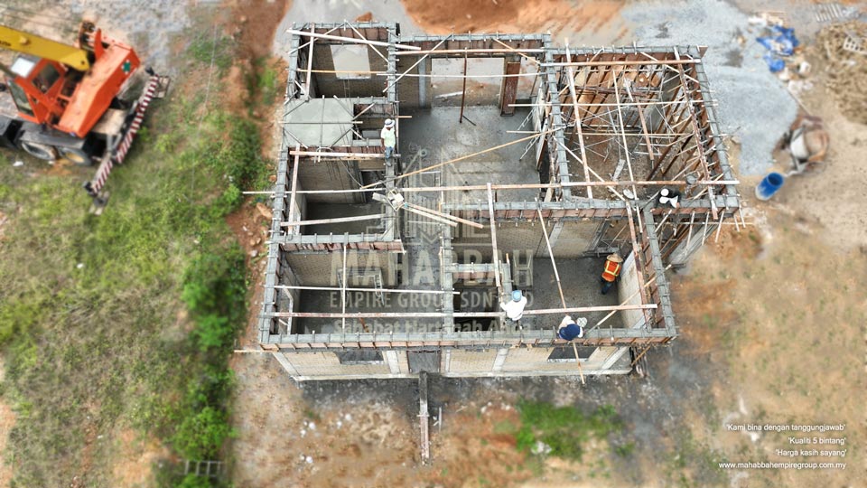 Kronologi pembinaan Banglo Mampu Milik MEGSB Villa Danniell (Type B) di Tebing Tinggi Tanah Merah