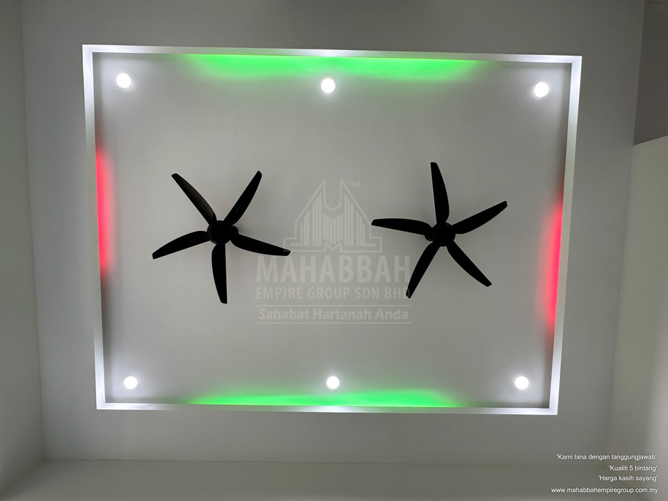 Ruang Tamu dan Keluarga Rumah Siap Banglo Mampu Milik PT3249 MDH03 Villa Danniell (Type) Tebing Tinggi Tanah Merah