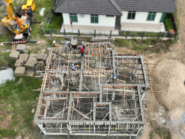 Kronologi Pembinaan MDH03-E03 Villa Nuha (Type C) di Mukim Maka, Kelewek Tanah Merah Kelantan