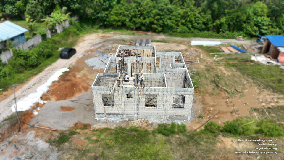Kronologi pembinaan Banglo Mampu Milik MEGSB Villa Danniell (Type B) di Tebing Tinggi Tanah Merah