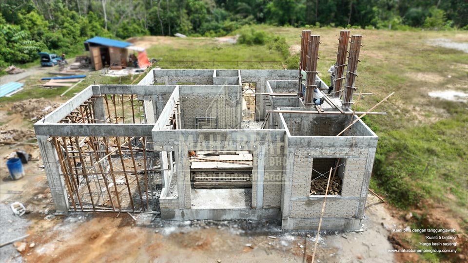Kronologi pembinaan Banglo Mampu Milik MEGSB Villa Danniell (Type B) di Tebing Tinggi Tanah Merah