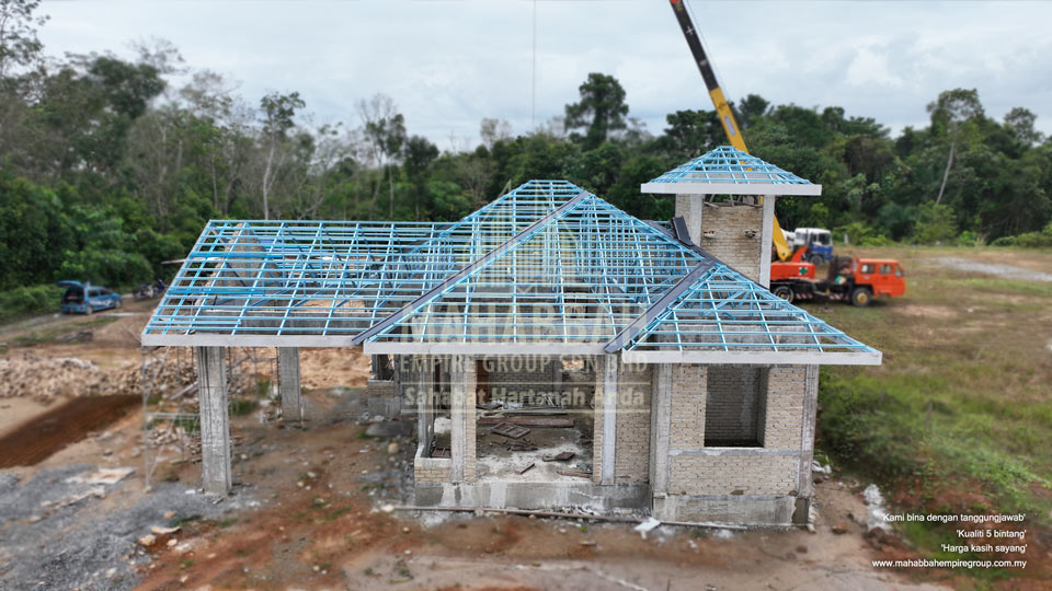 Kronologi pembinaan Banglo Mampu Milik MEGSB Villa Danniell (Type B) di Tebing Tinggi Tanah Merah