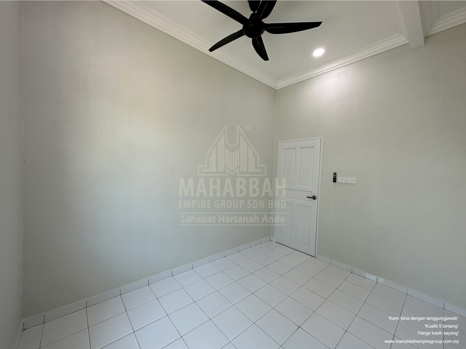 Bilik Keempat: Potfolio BRATS di Guchil Kuala Krai - Bina Rumah Atas Tanah Sendiri (BRATS) Villa Danish II (Type C) MEGSB