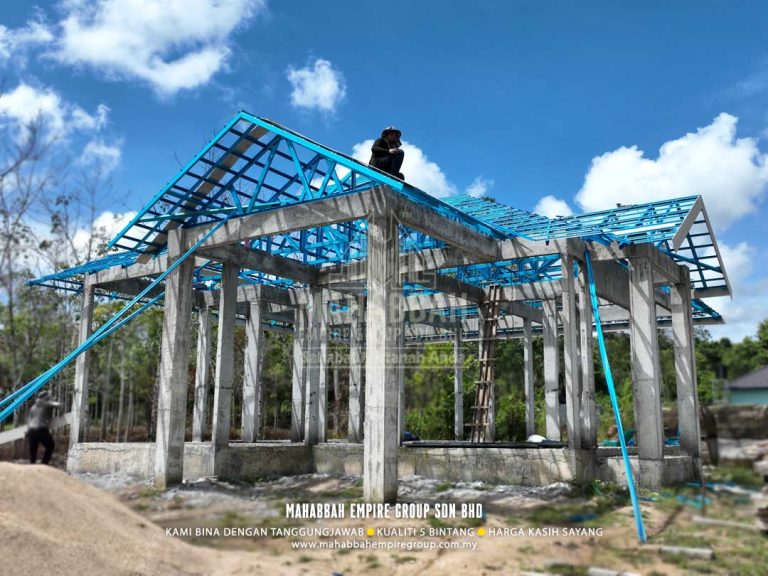 Kronologi Pembinaan MDH03-E03 Villa Nuha (Type C) di Mukim Maka, Kelewek Tanah Merah Kelantan