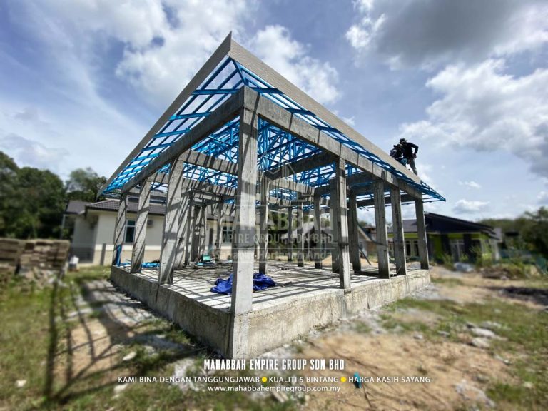 Kronologi Pembinaan MDH03-E03 Villa Nuha (Type C) di Mukim Maka, Kelewek Tanah Merah Kelantan