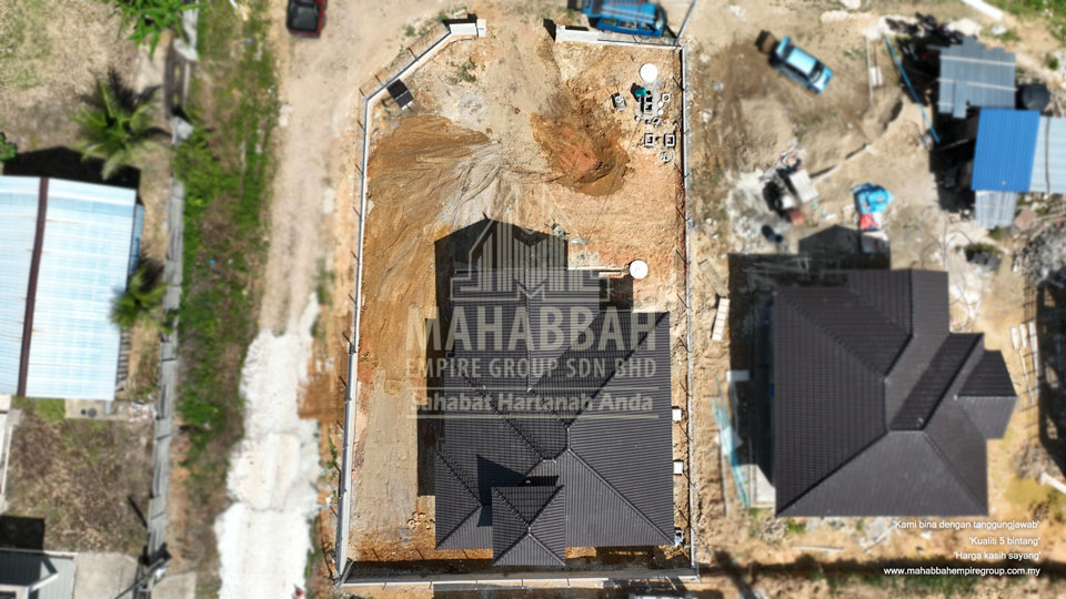 Kronologi pembinaan Banglo Mampu Milik MEGSB Villa Danniell (Type B) di Tebing Tinggi Tanah Merah