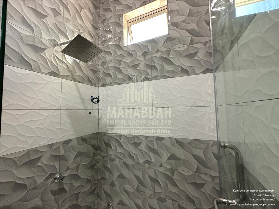 Bilik Air Kedua: Potfolio BRATS di Guchil Kuala Krai - Bina Rumah Atas Tanah Sendiri (BRATS) Villa Danish II (Type C) MEGSB