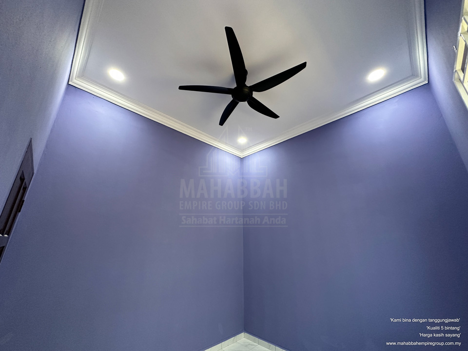 Bilik Tidur Kedua Banglo Mampu Milik PT3249 MDH03 Villa Danniell (Type) Tebing Tinggi Tanah Merah