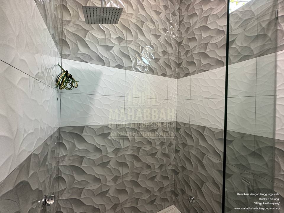 Bilik Air Utama: Potfolio BRATS di Guchil Kuala Krai - Bina Rumah Atas Tanah Sendiri (BRATS) Villa Danish II (Type C) MEGSB