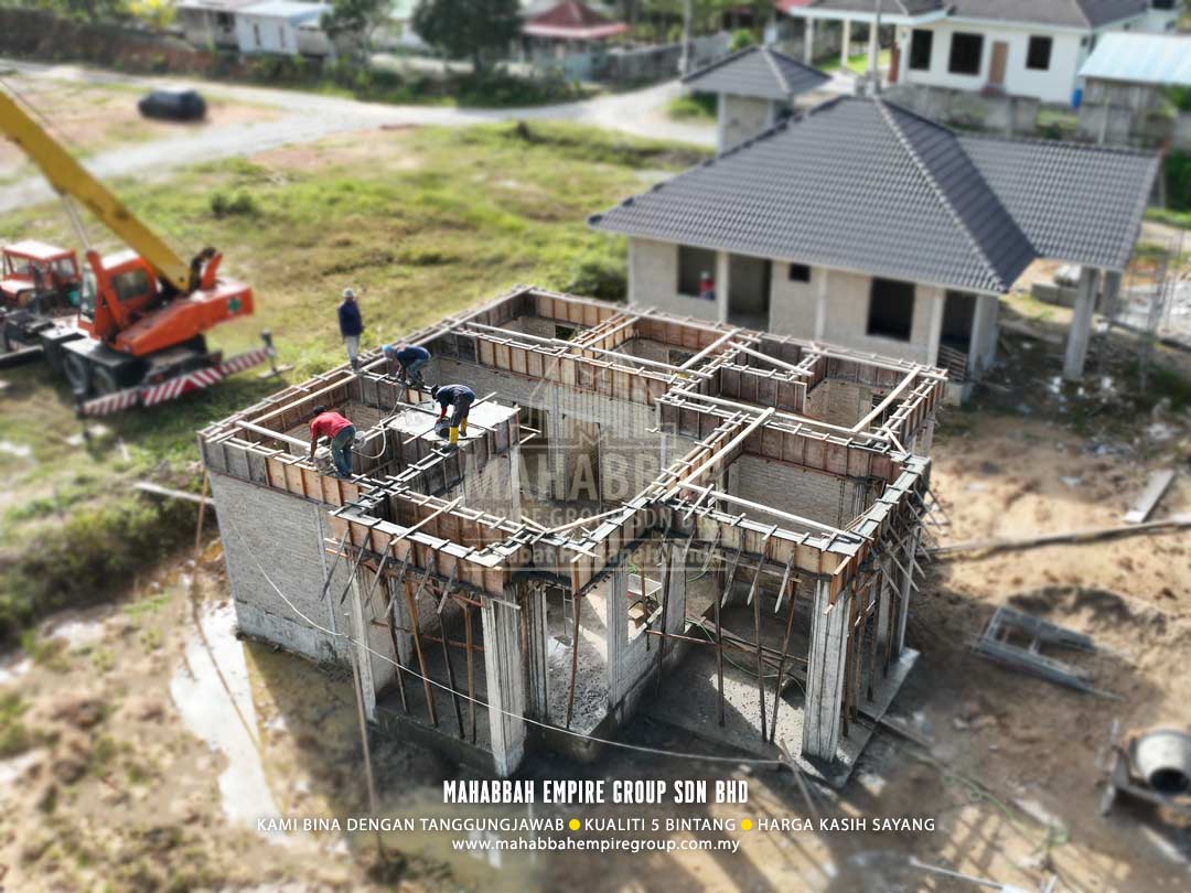 Kronologi Pembinaan Mahabbah Dream Home (MDH) Villa Nuha (Type D) Mukim Tebing Tinggi Tanah Merah Kelantan