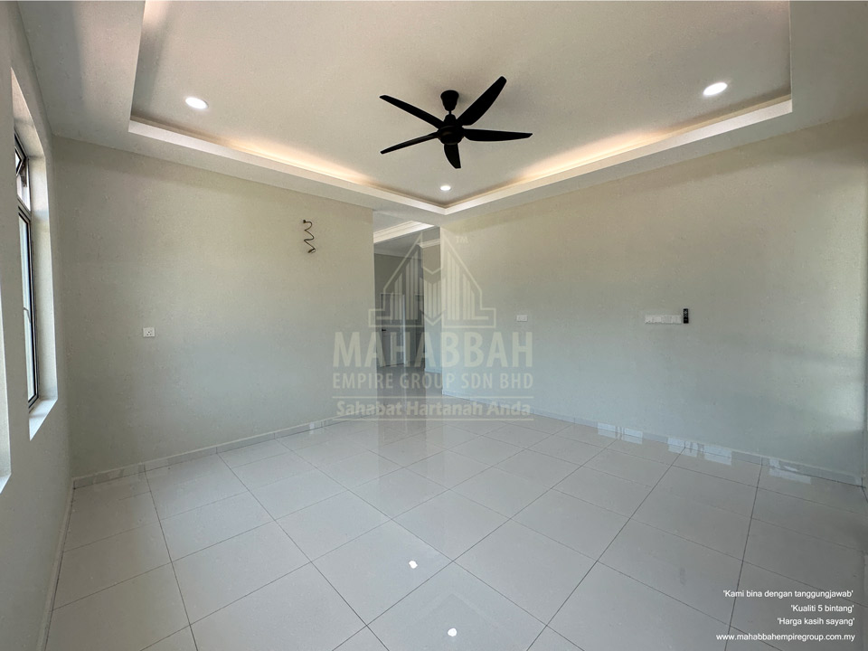 Ruang Tamu: Potfolio BRATS di Guchil Kuala Krai - Bina Rumah Atas Tanah Sendiri (BRATS) Villa Danish II (Type C) MEGSB