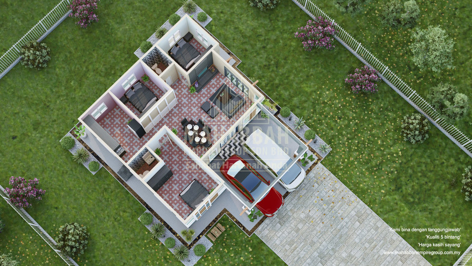 3D Interior Model E06 Villa Danniell II TM2 01