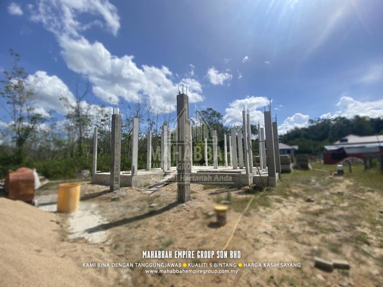 Kronologi Pembinaan MDH03-E03 Villa Nuha (Type C) di Mukim Maka, Kelewek Tanah Merah Kelantan