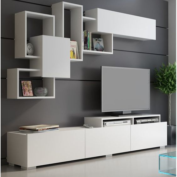 Rekabentuk Rak & Kabinet TV Moden & Elegen
