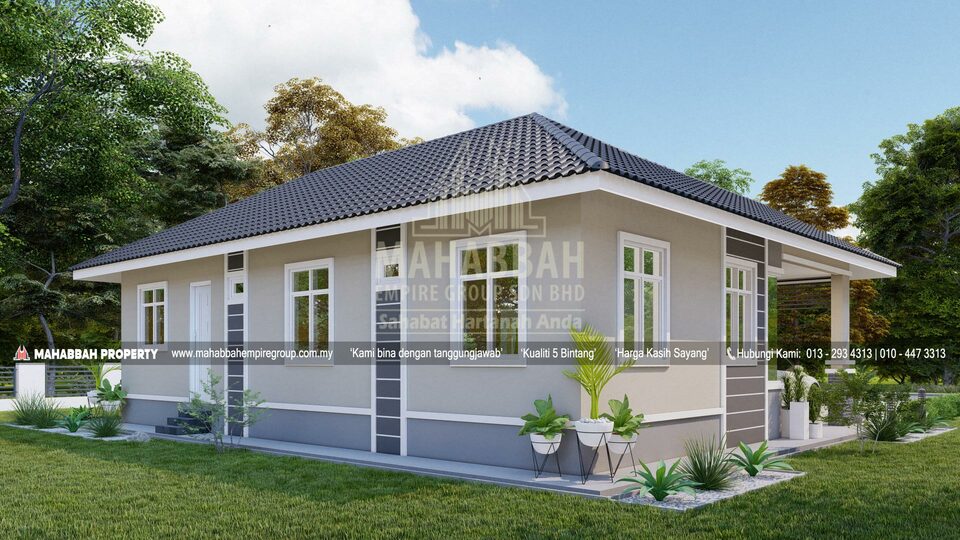 04 Banglo Mampu Milik Eksklusif Mahabbah B28-D Villa Azzalea (Type E)