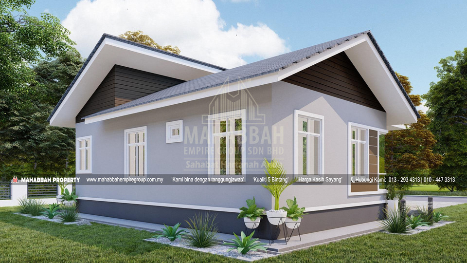 Model/ Reka bentuk Banglo Mampu Milik MEGSB B30-E Villa Rahmah (Type D) 4
