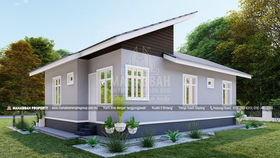 Model/ Reka bentuk Banglo Mampu Milik MEGSB B30-E Villa Rahmah (Type D) 5