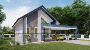(Sisi) Model/ Reka bentuk Banglo MEGSB B31-D Villa Aryan (Type A)