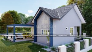 (Sisi) Model/ Reka bentuk Banglo MEGSB B31-D Villa Aryan (Type A)