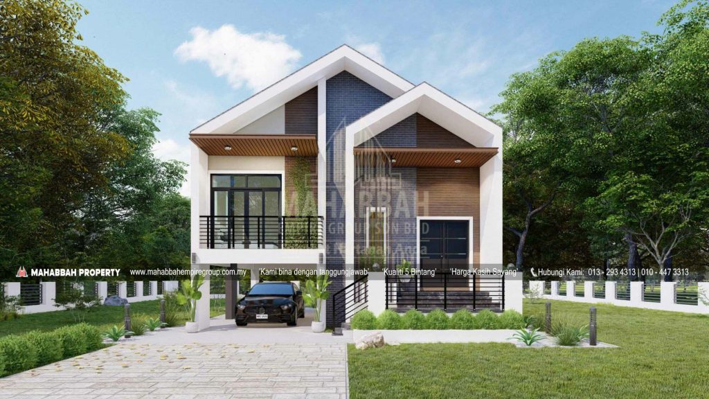 01 Model/ Reka Bentuk Banglo Mampu Milik B32-D Villa Irish (Type A)