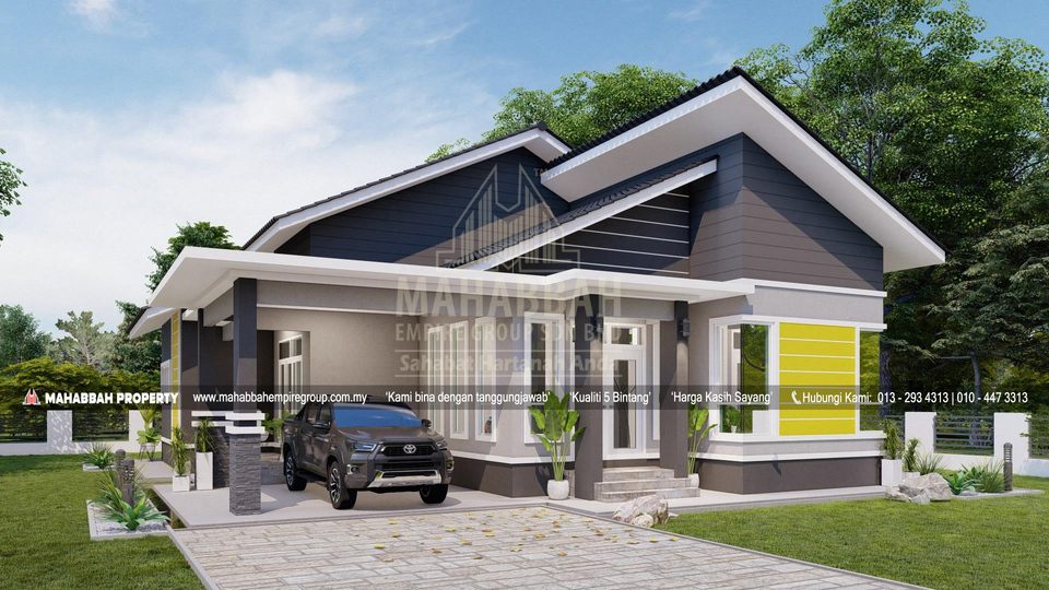 03 Reka bentuk/ Model Banglo MEGSB b33-D Villa Dannish (Type B)