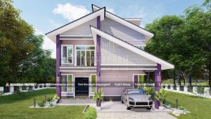 Reka bentuk/ Model Banglo MEGSB B35-D Tiara Residen (Type A)