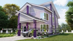 Bahagian Sisi Reka bentuk/ Model Banglo MEGSB B35-D Tiara Residen (Type A)