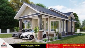 Rekabentuk Banglo Mampu Milik Eksklusif Mahabbah Empire Group B39-D Villa Daisy (Type A)