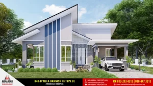 Model/ Reka bentuk Banglo Mampu Milik MEGSB B40-D Villa Dannish II (Type D) 01