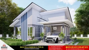 Model/ Reka bentuk Banglo Mampu Milik MEGSB B40-D Villa Dannish II (Type D) 02