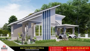 Model/ Reka bentuk Banglo Mampu Milik MEGSB B40-D Villa Dannish II (Type D) 03