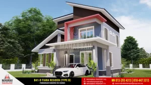 Model/ Reka Bentuk Banglo Mampu Milik MEGSB B41-D Tiara Residen (Type B) 03
