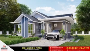 Model Banglo Mampu Milik Eksklusif MEGSB B50-D Villa Irish (Type C)