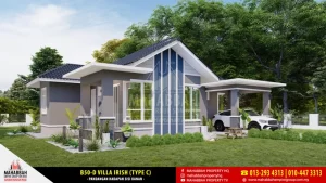 Model Banglo Mampu Milik Eksklusif MEGSB B50-D Villa Irish (Type C)