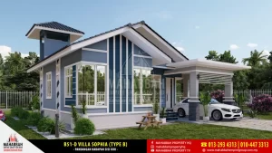Banglo Mampu Milik Eksklusif MEGSB B51-D Villa Sophia (Type B)