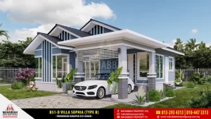 Banglo Mampu Milik Eksklusif MEGSB B51-D Villa Sophia (Type B)