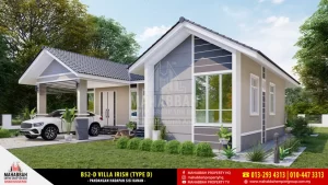 Banglo Mampu Milik Eksklusif MEGSB B52-D Villa Irish (Type D)