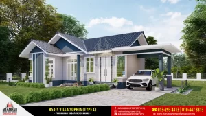 Banglo Mampu Milik Eksklusif MEGSB B53-S Villa Sophia (Type C)